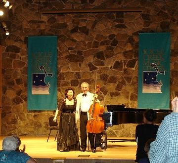 Concert with cellist Nathaniel Rosen, Tchaikovsky competition gold medal winner